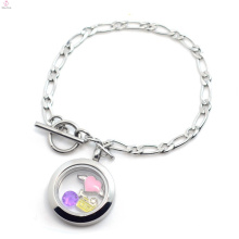 Pulsera magnética de plata de la venta caliente libre de la muestra, joyería del acero inoxidable